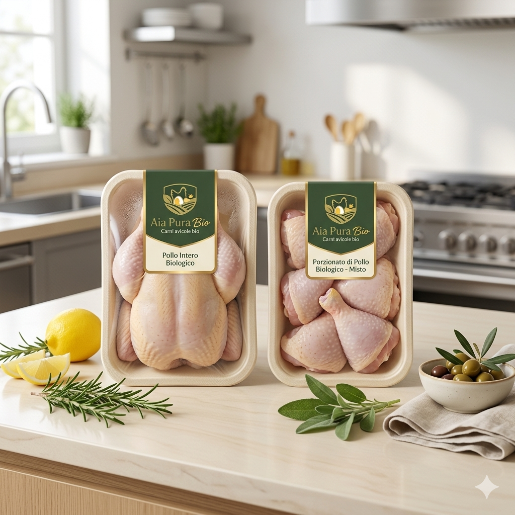 Carni prodotti packaging naturale