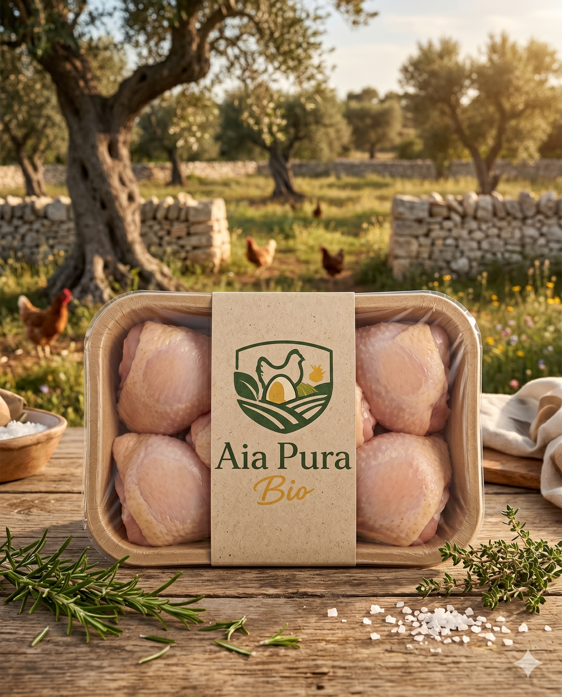 Pollo porzionato packaging filiera