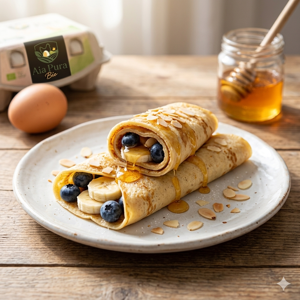 Cr&ecirc;pes proteiche